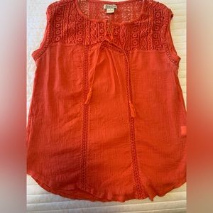 Lucky brand crochet top
